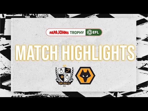 Port Vale Wolves U21 Goals And Highlights