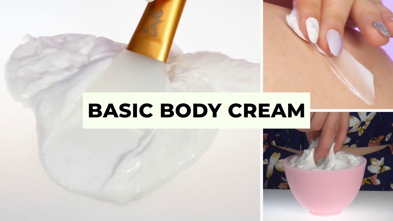 Basic Body Cream Base Essentials by Catalina Bath & Body YouTube