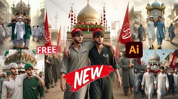 New Style Muharram Tazia Wala AI Photo Editing|Muharram Photo Editing Just 1 Click| Bing AI