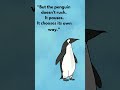 “Are You the Penguin in the Crowd?”
