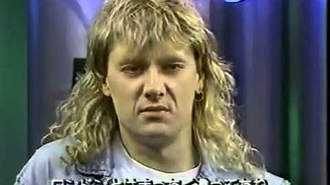 Def Leppard interview Japan 1988  Part I