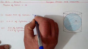 Ch 13 Ex 13.4 Q 9 Surface areas and Volumes | Ncert Maths Class 9 | Cbse