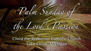 CTR-LO: PALM SUNDAY OF THE LORD'S PASSION, YR. A;  03-29-2026