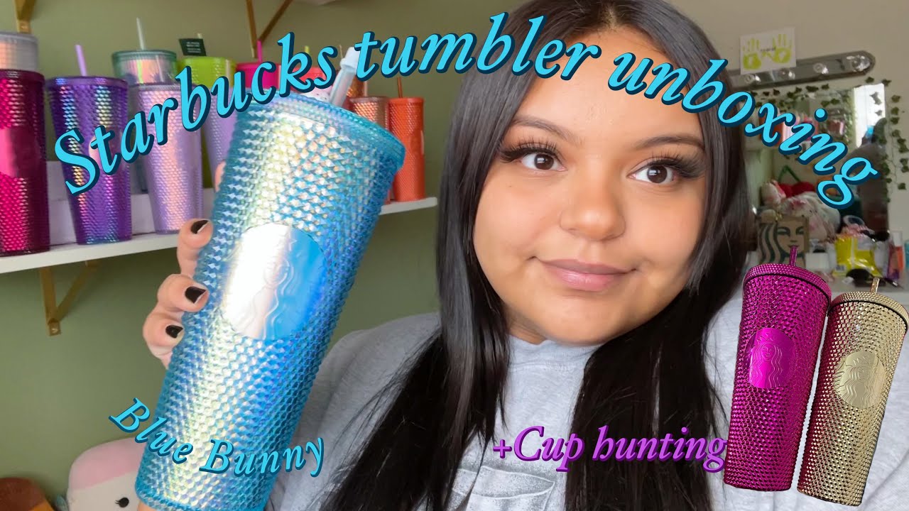 Starbucks Tumbler unboxing (Blue Bunny) & Starbucks Tumbler hunting Holiday release 2022 chapter 1
