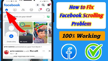 How to Fix Facebook Scrolling Problem (2024) | Facebook New Update Settings Scroll Problem Solve