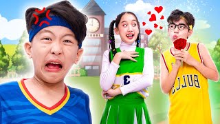 Nerd Vs Popular! I Fell In Love With A Popular Cheerleader At School | Baby Doll And Mike