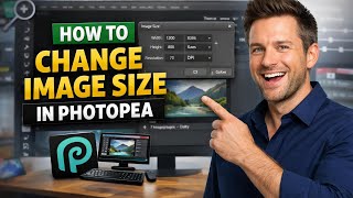 How to CHANGE IMAGE SIZE in Photopea (Step by Step) 2026