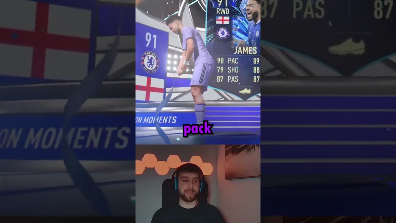 FIFA 23 EPL TOTS Reece James out of a free gold mega pack in FUT!