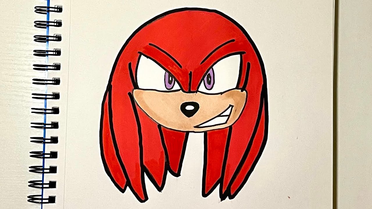 How to Draw Knuckles | Sonic the Hedgehog - YouTube