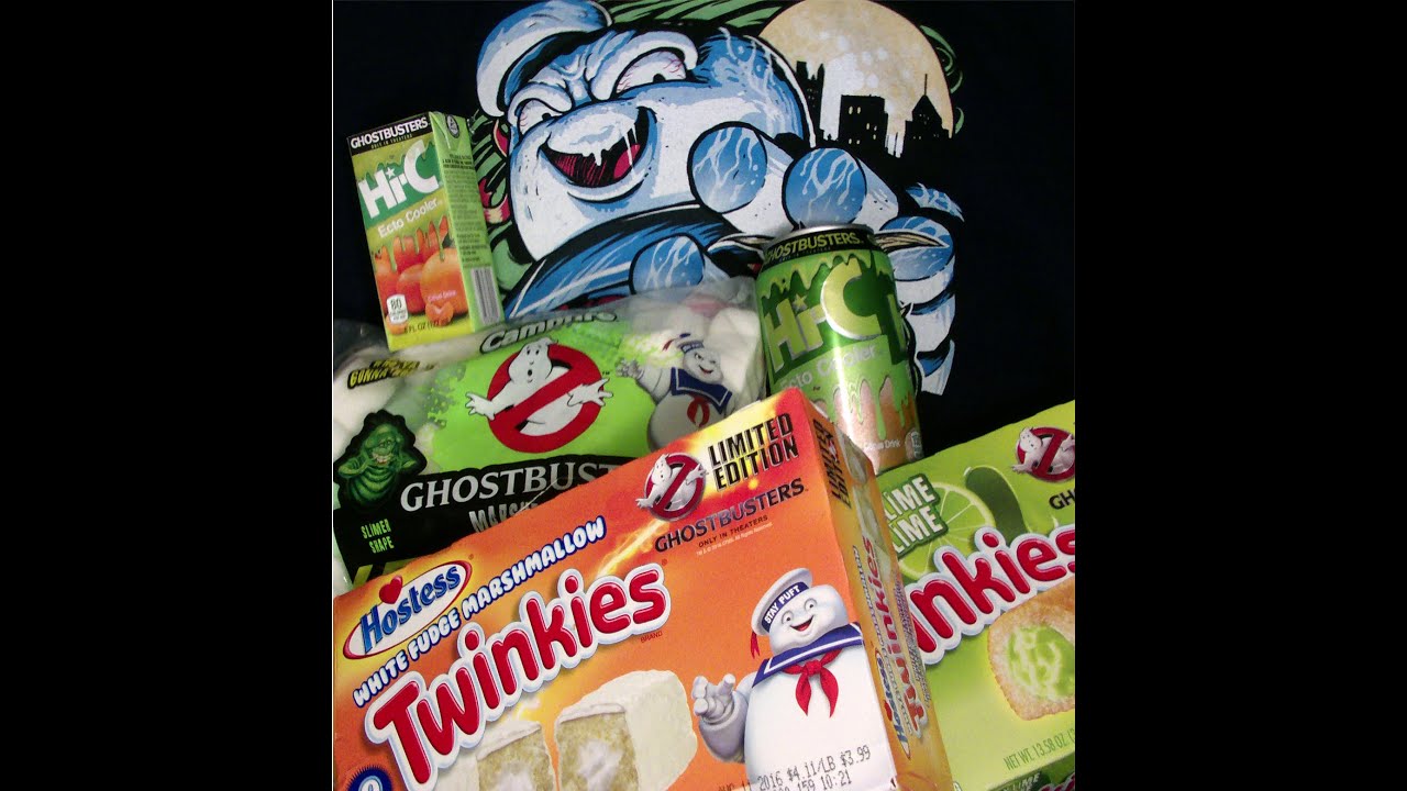 HIC Ecto Cooler & GHOSTBUSTERS goodies YouTube