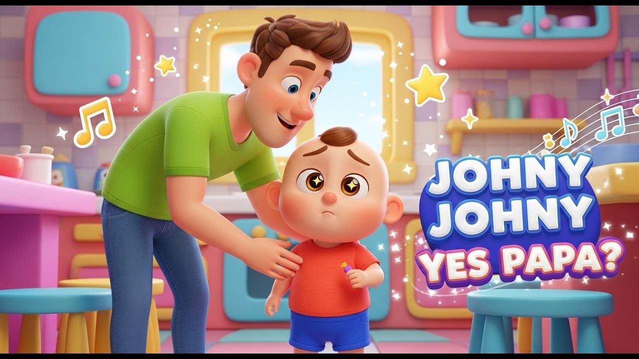Johny Johny Yes Papa 👶🎵 | Kids Nursery Rhyme | 3D Animation Song