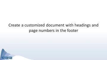 Maak aangepaste Word-documenten met Stata-resultaten en grafieken