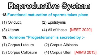 Reproductive system mcq || Developmental Biology screenshot 2