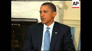 Obama and Peruvian President Garcia discuss global economy