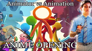 Animator vs Animation Anime opening - Silhouette - Реакция на Becker Fox