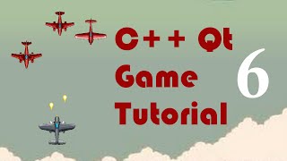 C++ Qt Game Tutorial 6 - Adding Player Health and Score
