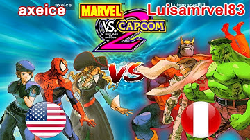 Marvel vs Capcom 2: New Age of Heroes - axeice vs Luismarvel83