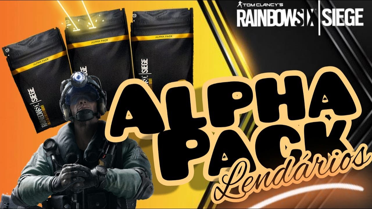 ALPHA PACK LEGENDARY - LENDARIO PACK DE RAINBOW SIX SIEGE (VEM VER ...