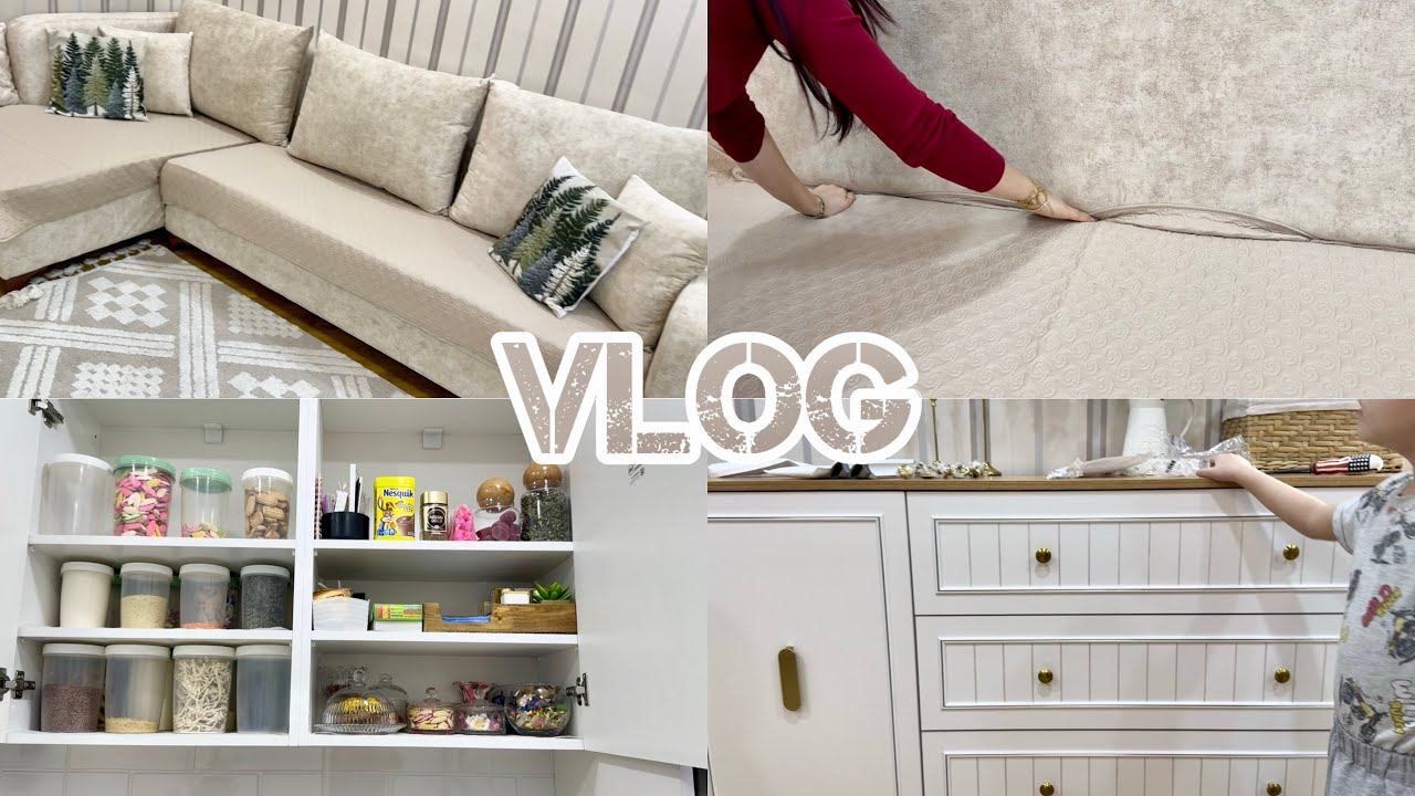 Mətbəx dolabını birlikdə yeniləyək✨Temu Unpacking | Yarım saata toya hazırlaşdım😂Qarışıq Vlog