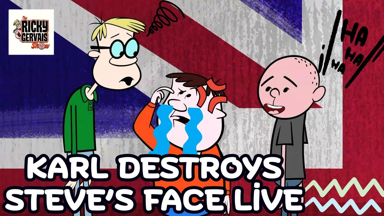Karl Roasts Steve Merchant’s Looks on Air in the Most Brutal Way | The Ricky Gervais Show (XFM)