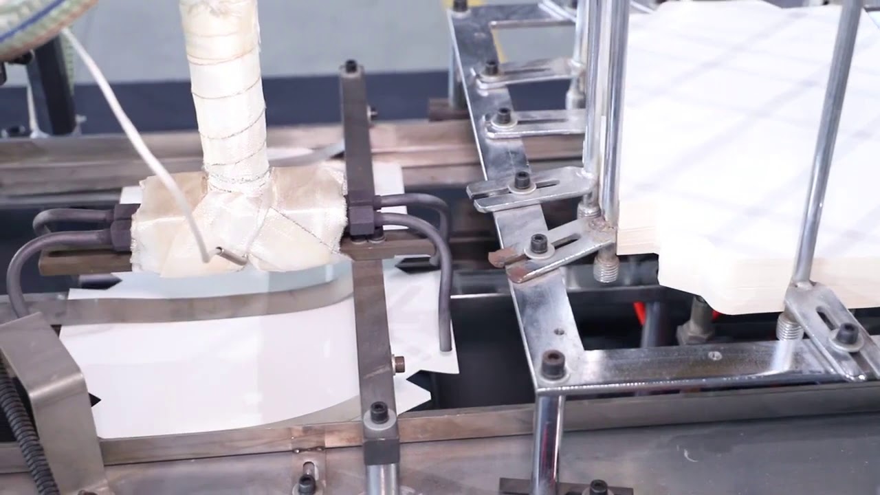 CHJ D60 Automatic Paper Lunch Box Forming Machine - YouTube