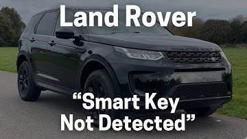 How To Start A 2019 Land Rover Discovery Sport Using The Emergency Start Function