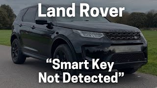 How To Start A 2019 Land Rover Discovery Sport Using The Emergency Start Function