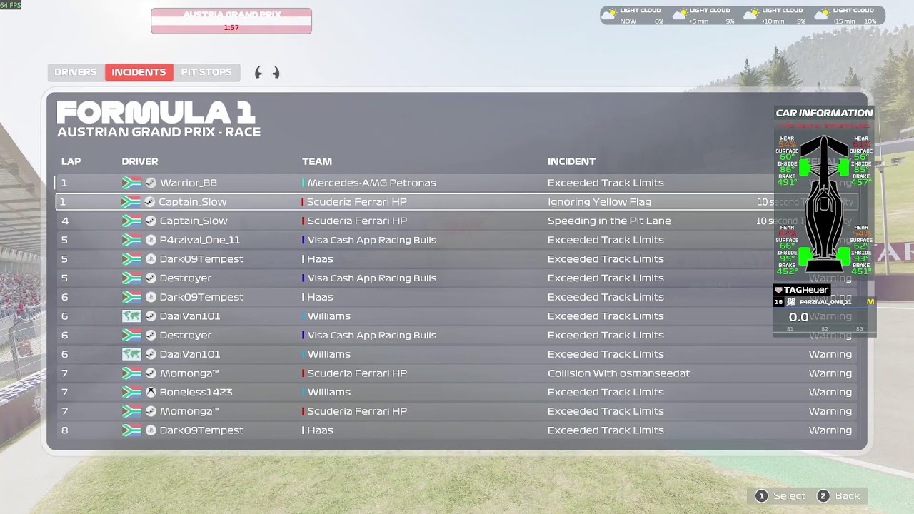 F1 25_LSA SEASON 10_TIER 2 LEAGUE RACE 11_AUSTRIA