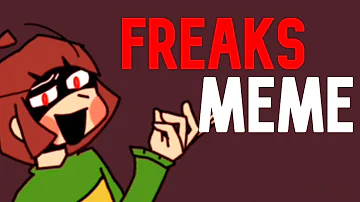 Freaks meme [ Chara de Undertale ]💀🔪 *flash warning*