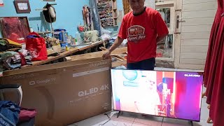 Unboxing TV 43 IN Mantap‼️Ngabuburit Sambil Unboxing TV Baru