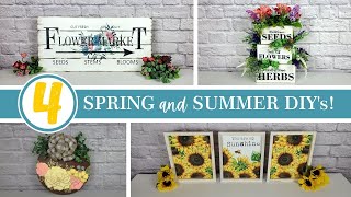 April Showers Bring May Flowers Spring and Summer DIY s l Farmhouse Floral Decor l Dollar Tree DIY