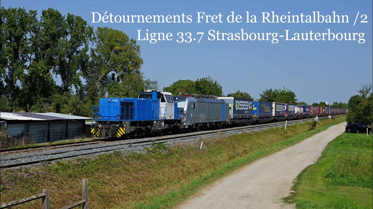 Ligne 33.7 Strasbourg-Lauterbourg : Détournements Fret de la Rheintalbahn /2