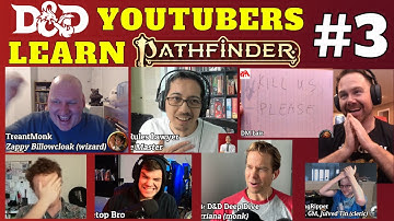 D&D YouTubers nearly die in a Pathfinder 2e fight - "D&D YouTubers Learn PF2" #3 (with The DM Lair!)