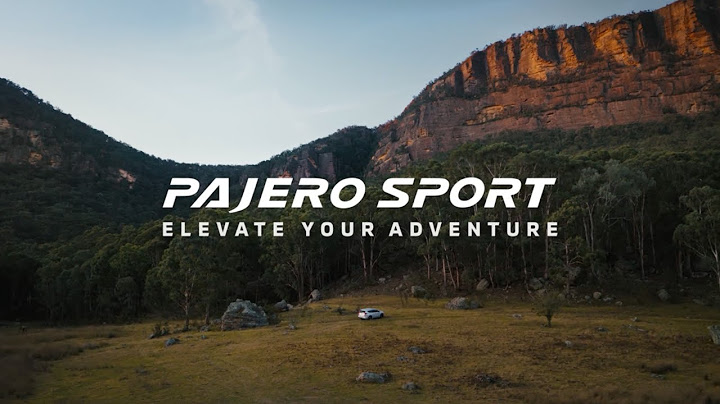 MITSUBISHI PAJERO SPORT/MONTERO SPORT | Elevate your adventure