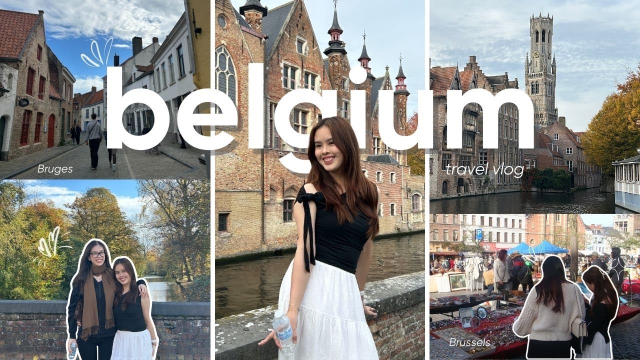 BELGIUM TRAVEL VLOG 🇧🇪 | brussels, bruges, what to eat, what to do