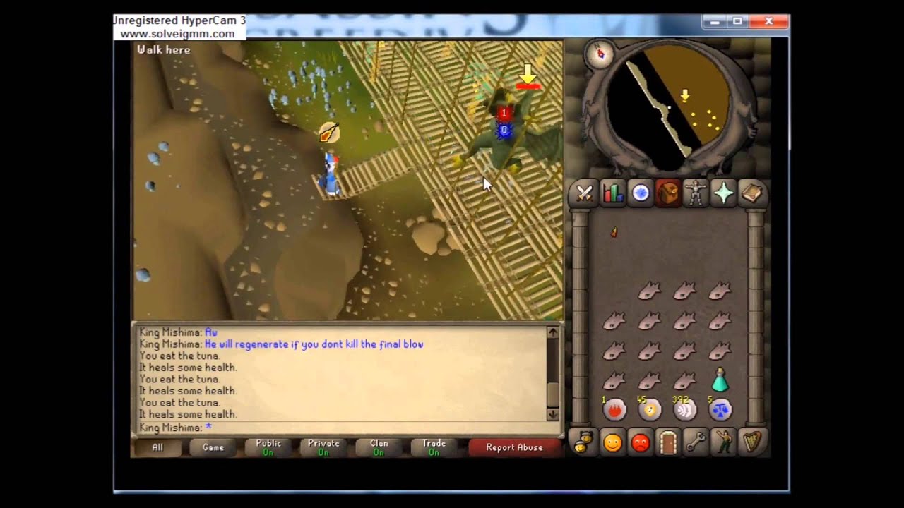 Old School RuneScape 2007: Jungle Demon Battle!