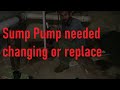 How to install change and replace a sump pump
