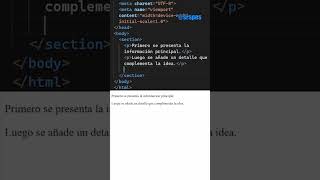 Cómo funciona la etiqueta p en HTML