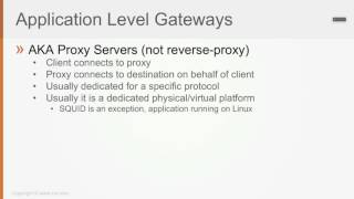 101  Application Level Gateways (CCNA SEC 210-260)