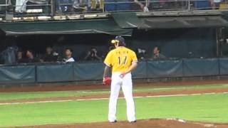 20151021台灣大賽第3戰陳鴻文9局強襲球直襲腳步