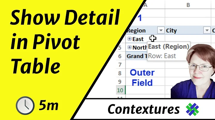 Expand and Collapse Details in an Excel Pivot Table