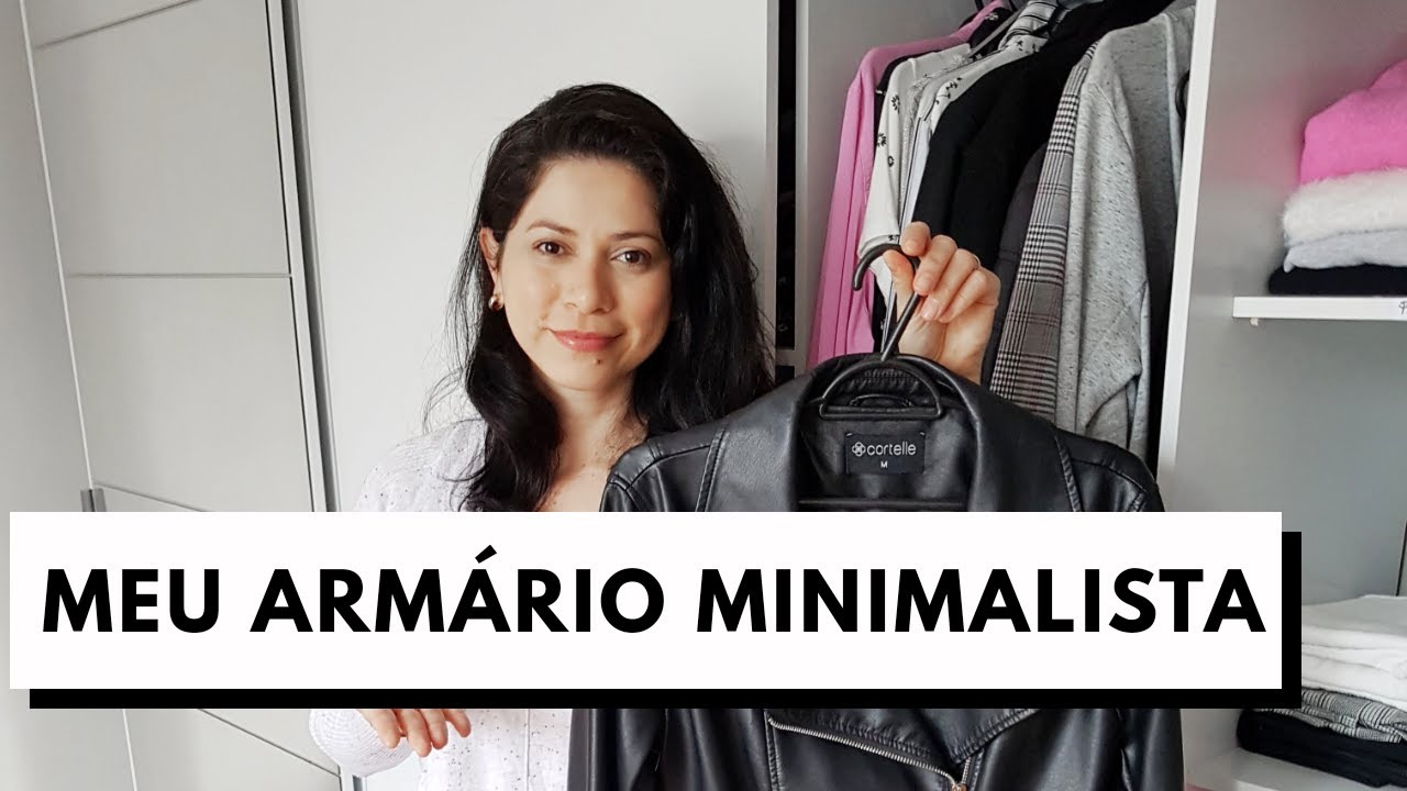 Meu armário minimalista