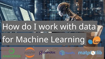 How do I work with data using a Machine Learning Model? Jupyter Notebook, pandas, scikit-learn