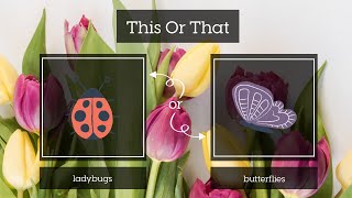 This or That? Spring Season - Brain Break - Instant Activity - PE Warmup  - Fun Spring Workout