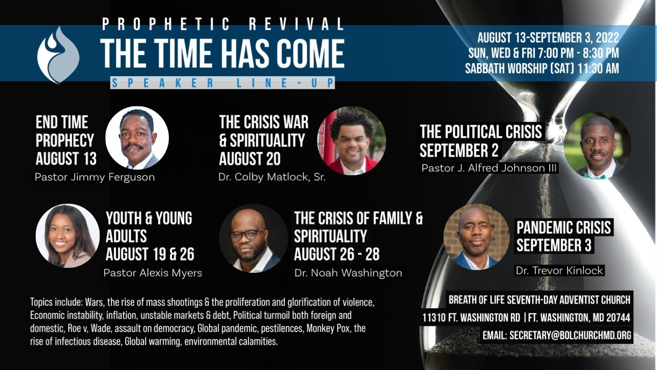 THE TIME HAS COME - A Prophetic Revival