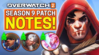 Overwatch 2 - Season 9 Patch Notes - All Hero Changes! Pharah Rework!