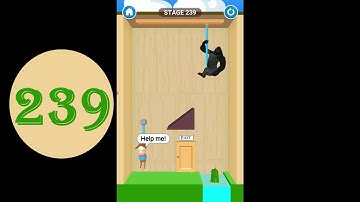 Rescue Cut Level 239 [2021] [HD] rescue cut rope puzzle