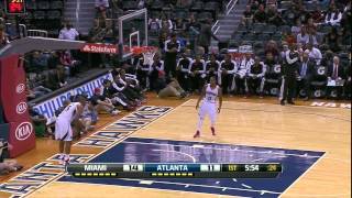 Lebron James 3 Nasty Dunks,Preseason Game vs Hawks - 10/7