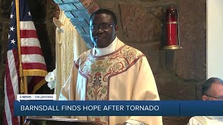 A BEACON OF HOPE: St. Mary's Catholic Church in Barnsdall holds first service since tornado