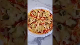 Пицца минутка на сковороде. #рецепт #рецепты #пицца #пиццарецепт #завтрак
